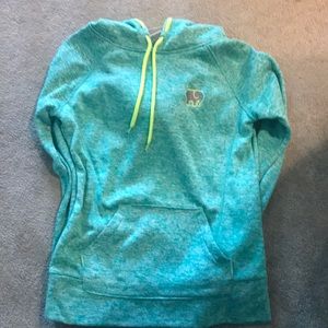 Aqua Ivory Ella Hoodie
